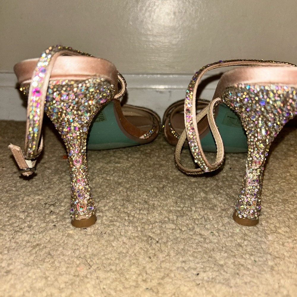 Betsey Johnson Rhinestone Sandal - Picture 2 of 6